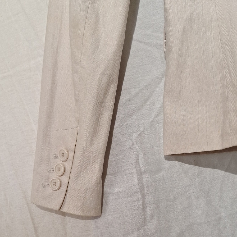 3/$20-GAP Beige Cotton Blazer, Sz 4, NWOT - Picture 11 of 15